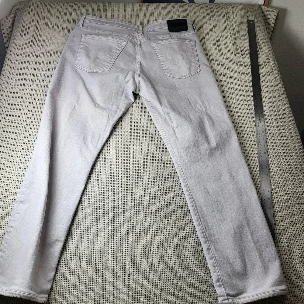 AG Adriano Goldschmied Everett Jeans Mens 35x28 Gray Slim Straight Pants